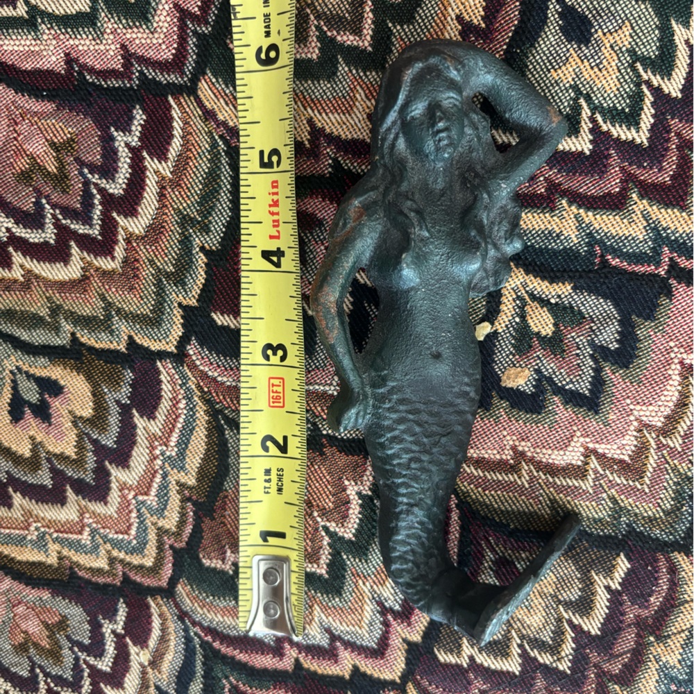 Vintage metal Mermaid hook
